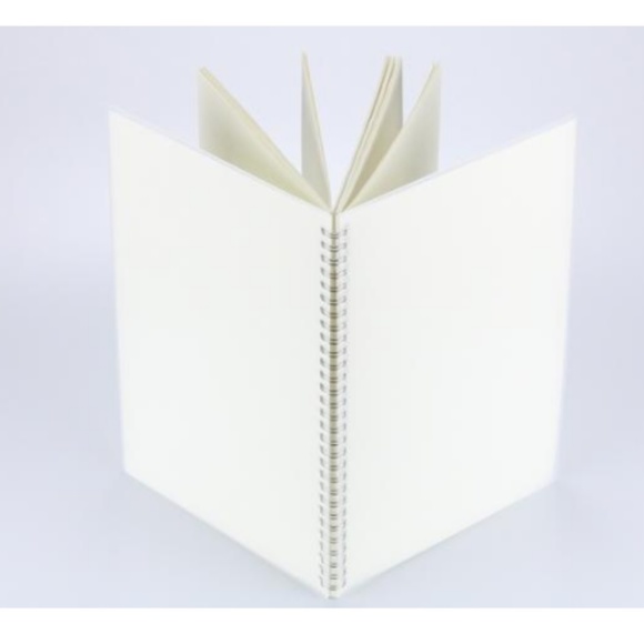 B5 TRANSPARENT HARDCOVER 3 NOTEBOOKS(SQUARE GRID) - Picture 3 of 4